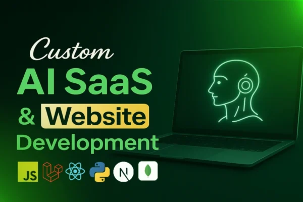 I will build ai chatbot ai saas website ai mobile app ai agent with support